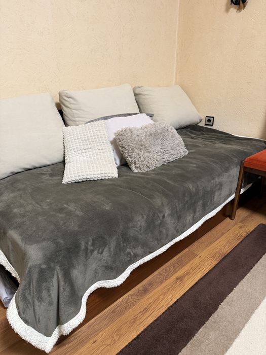 Легло, цвят орех -  190х100см