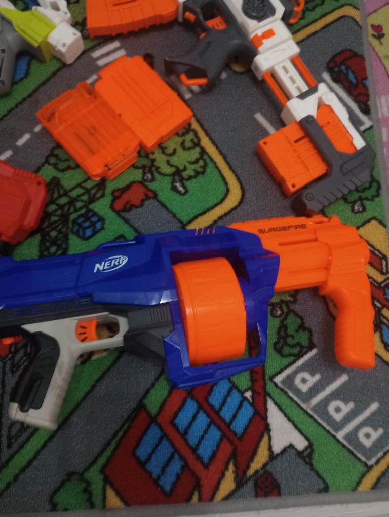 Pistoale Nerf +țintă electronică