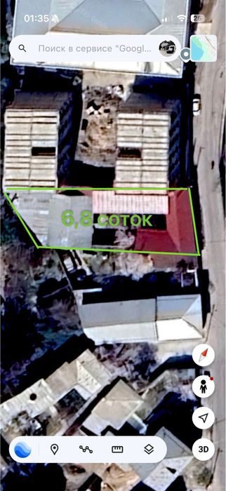 Yer sotiladi 6,8 sotok, Uchtepa Tumani, Bogobod mahallasi