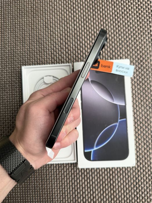 НОВ!iPhone 16 pro*ЛИЗИНГ*68лв/м Black айфон 16 про 128GB