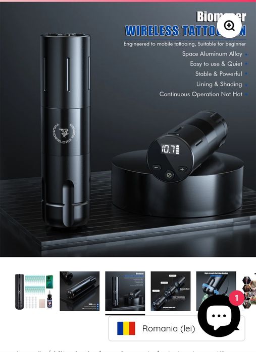 Aparat de tatuat portabil model CTG5006