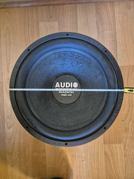 Subwoofer Difuzor Radion Audio Systems Free Air Diametru 15 inch 38 cm