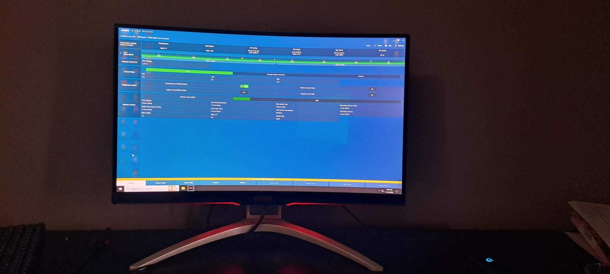 PC gaming+monitor