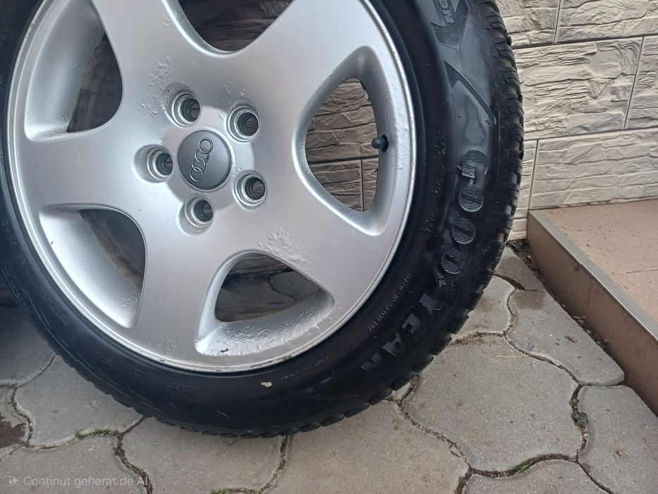 Jante aliaj R16-pt Audi 5x112 cu anvelope de iarna