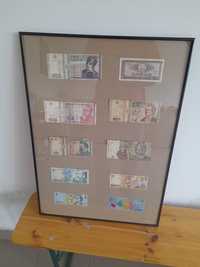 Bancnote vechi In tablou