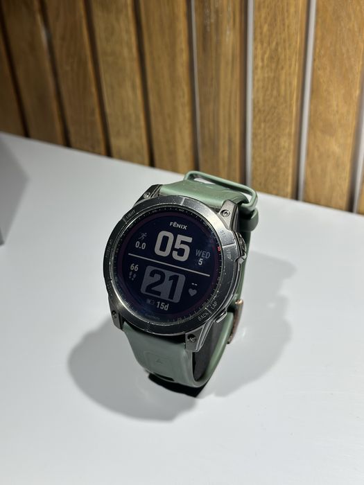 Garmin Fenix 7x Sapphire Solar - Stare foarte buna, cutie originala