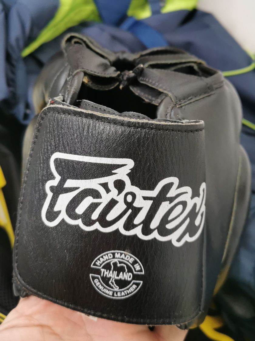 Casca Fairtex MMA/MUAI THAY/Kickboxing Piele Naturala Impecabila