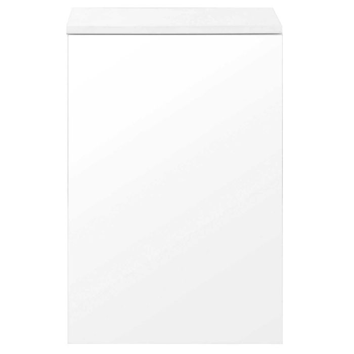 Dulap baie cu oglinda, 1 usa, Martplast Diana, alb, 40 x 15 x 70 cm