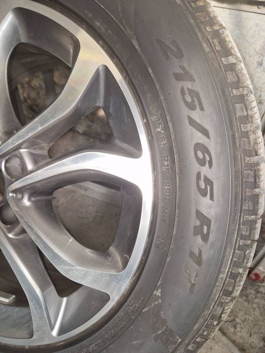 1 бр джанти 17цола с гума  за мерцедес