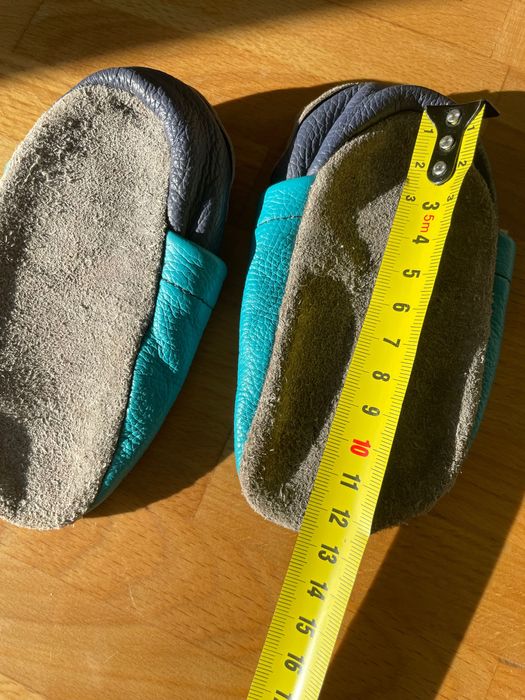 Бебешки кожени пантофки