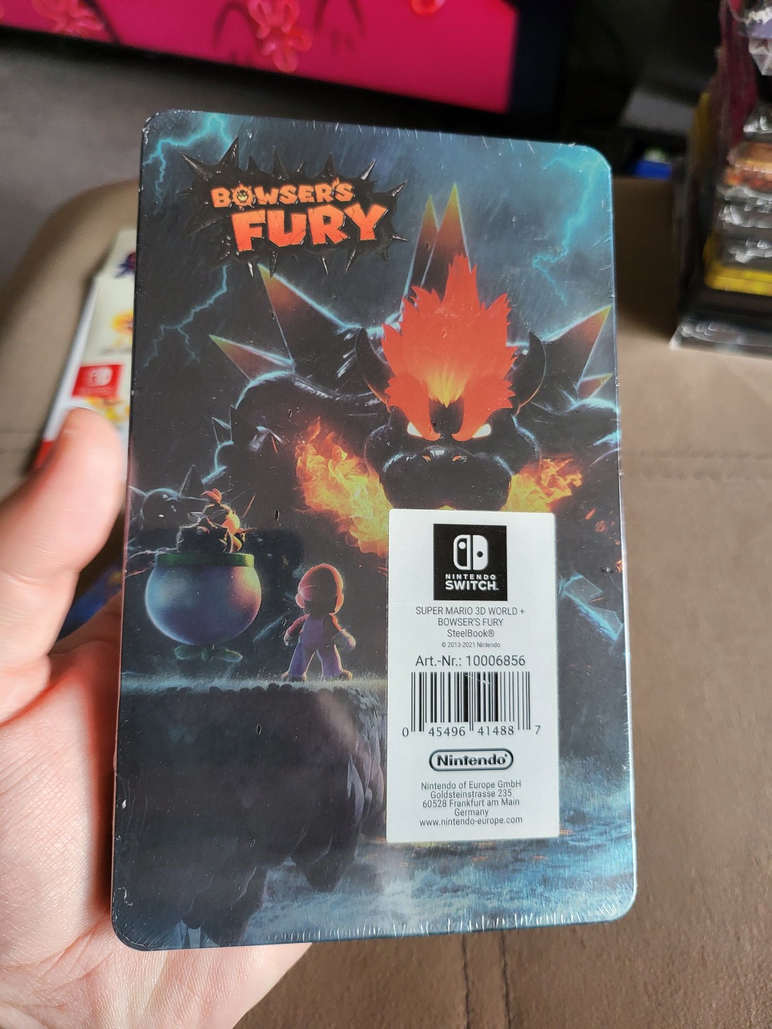 Zelda и Mario steelbook
