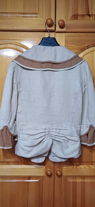 Шикозно Сако/Жакет PATRICIA RADO висококачествен ЛЕН !НОВО! №42 и №46!