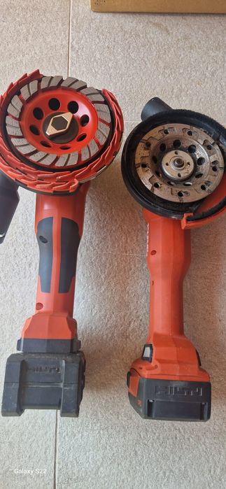Hilti șlefuitor pentru beton pe acumulator