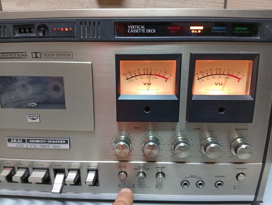 Akai GXC 510D casetofon deck vintage