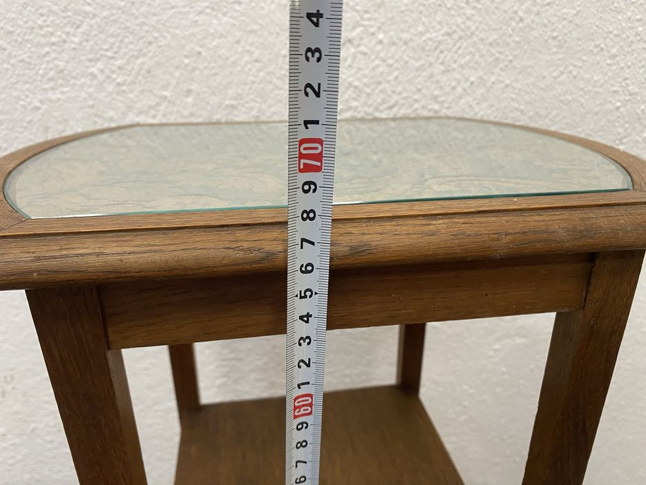 Френска поставка от дъб помощна маса