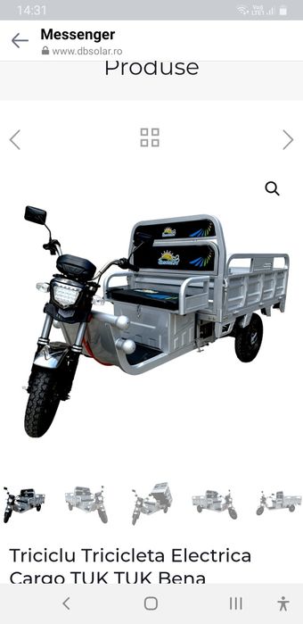 Tricicleta electrică TUK TUK