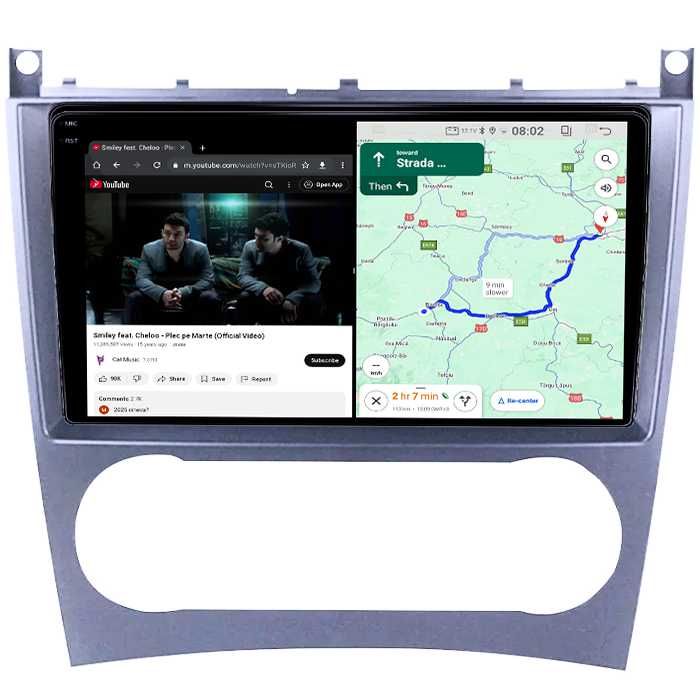 Navigatie Mercedes C-Class W203 2003-2007, Android 14, 9INCH, 4GB RAM
