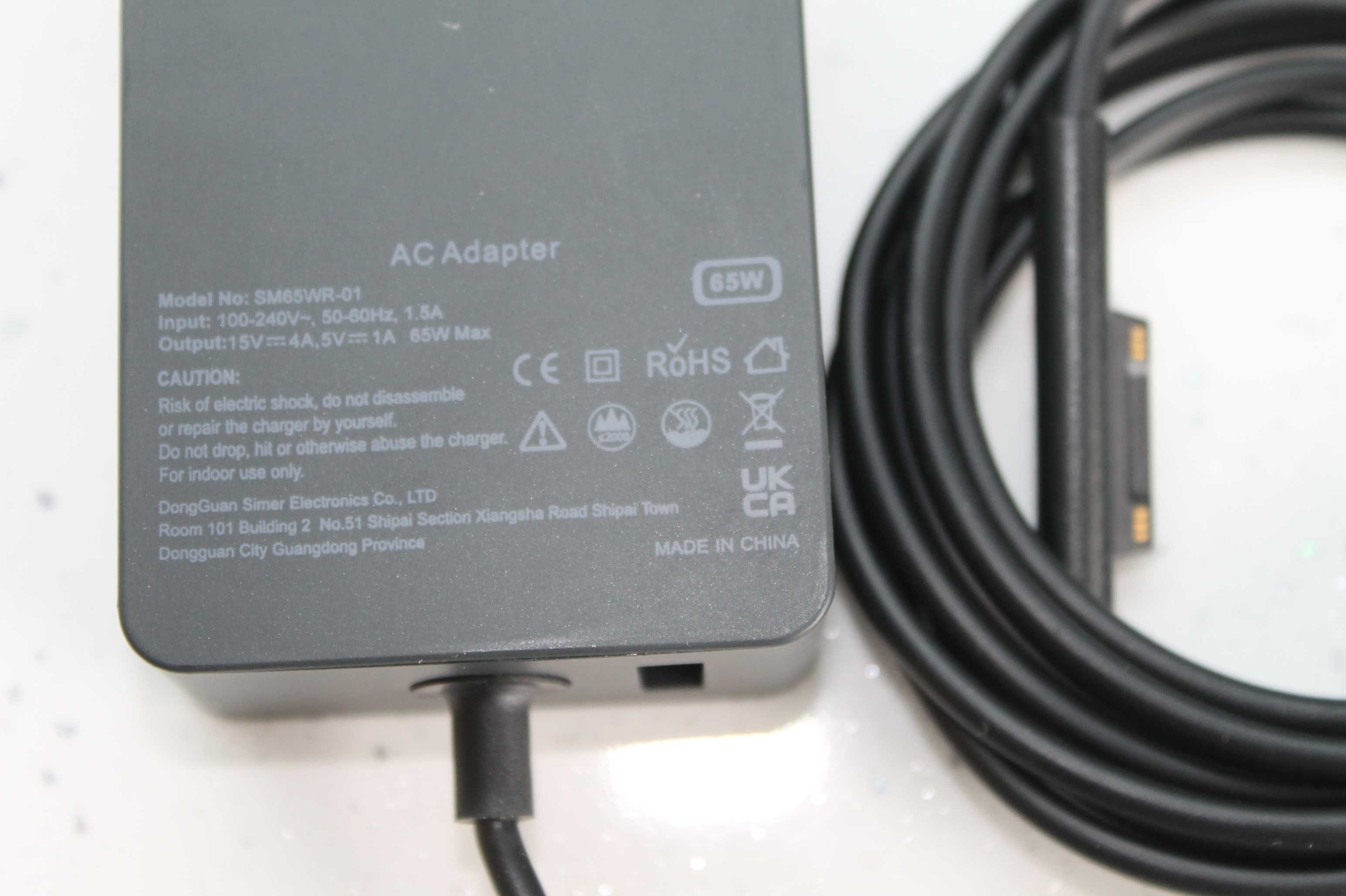 Surface Pro Charger адаптер модел sm65wr