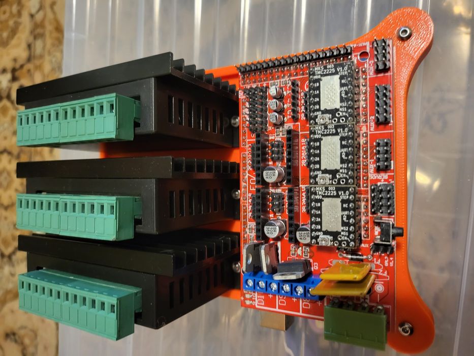 Brat robotic 6 dof tb 6600 driver, stepper motor