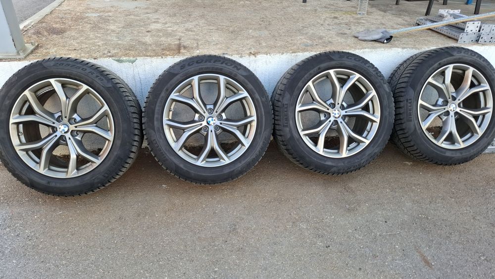 Лети джанти с зимни гуми от БМВ Х5, 19ц.
