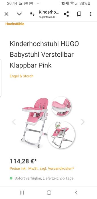 Scaun de luat masa copii