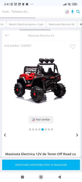 Mașina electrică copii cu telecomanda