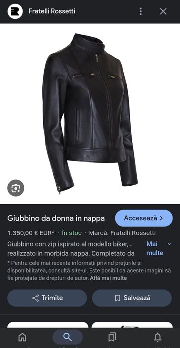 Geaca piele Fratelli  Rossetti