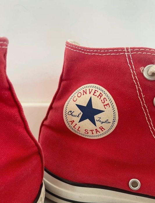 Converse Chuck Taylor roșii, unisex, 40, 25,5cm