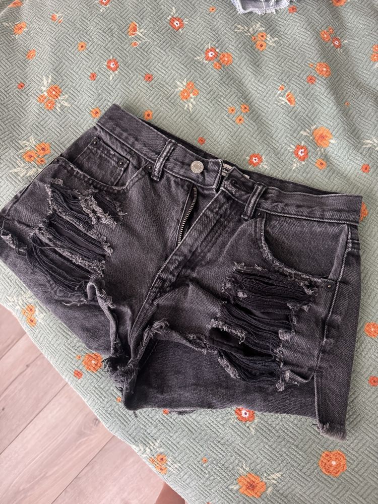 Къси дънкови панталони Pull and Bear