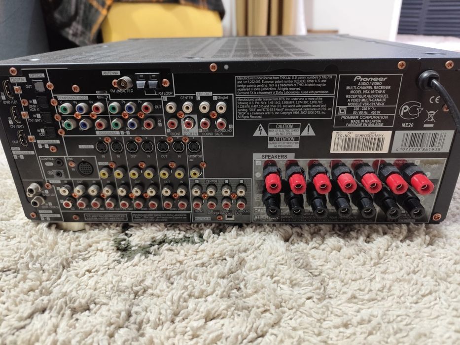 Receiver Pioneer VSX-1017AV – impecabil, cu telecomandă!