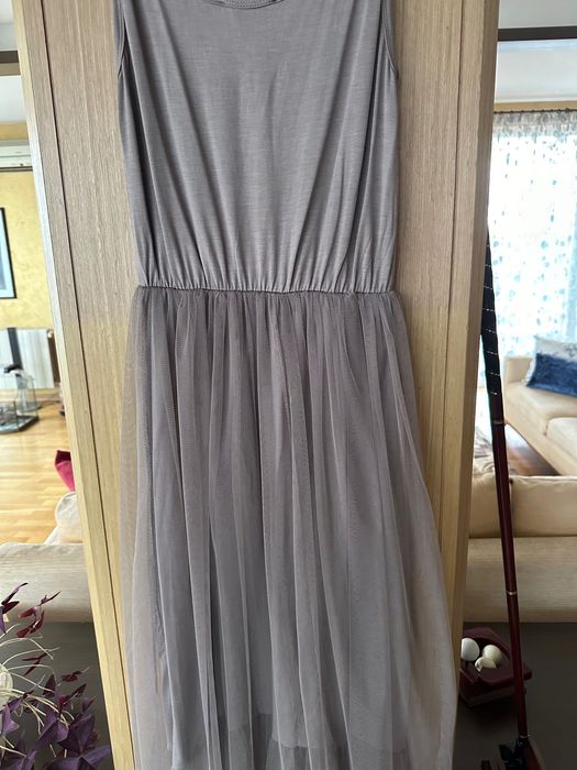 Рокля Фетиш в сиво