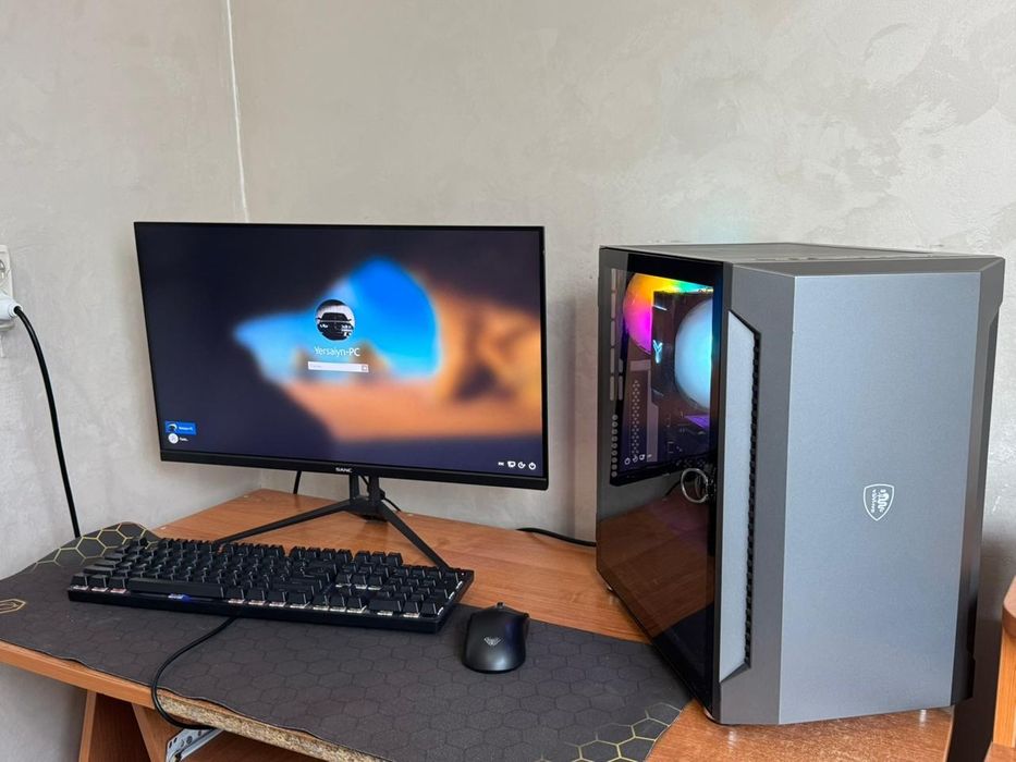 Мощный игровой ПК + 165 Гц монитор SANC  + клавиатура + мышка