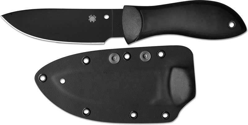 Spyderco Bill Moran Drop-Point Black Blade (Editie Limitata)