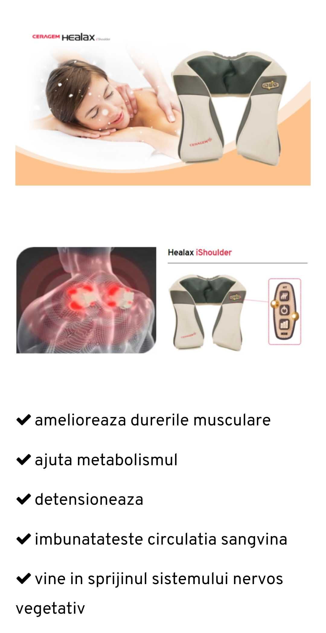 Healax Ishoulder - Aparat masaj CERAGEM