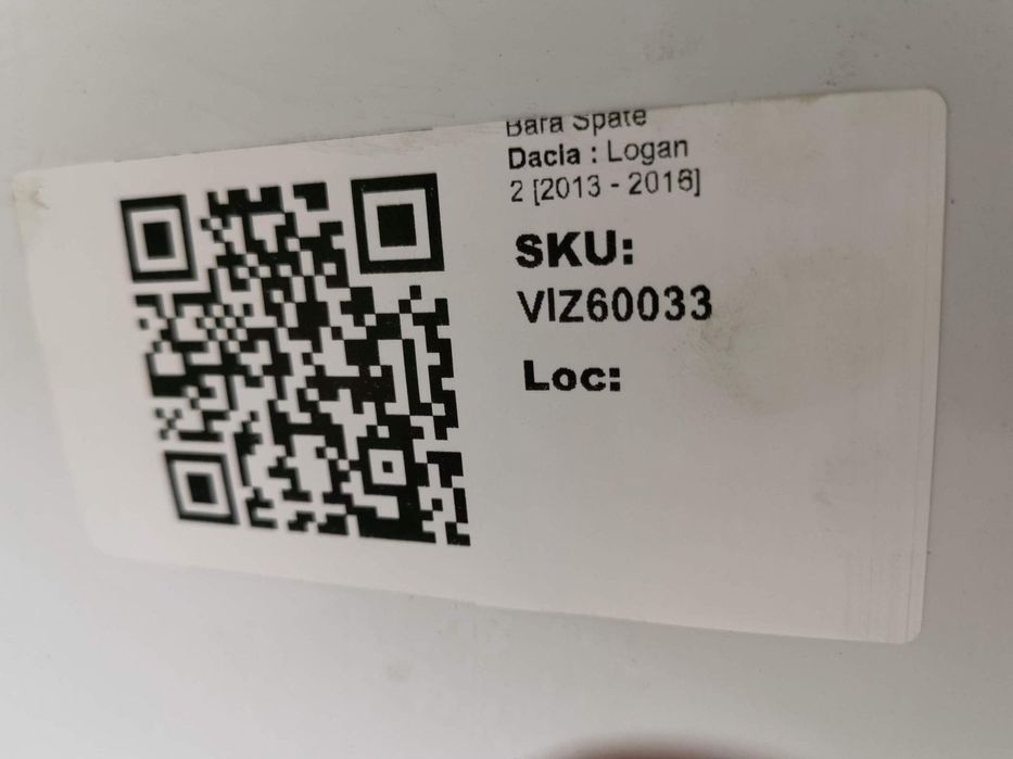 Bara Spate Dacia  Logan 2 2013 2014 2015 2016 Originala In Stare Buna