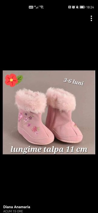 Cizmulite bebe 3-6 luni