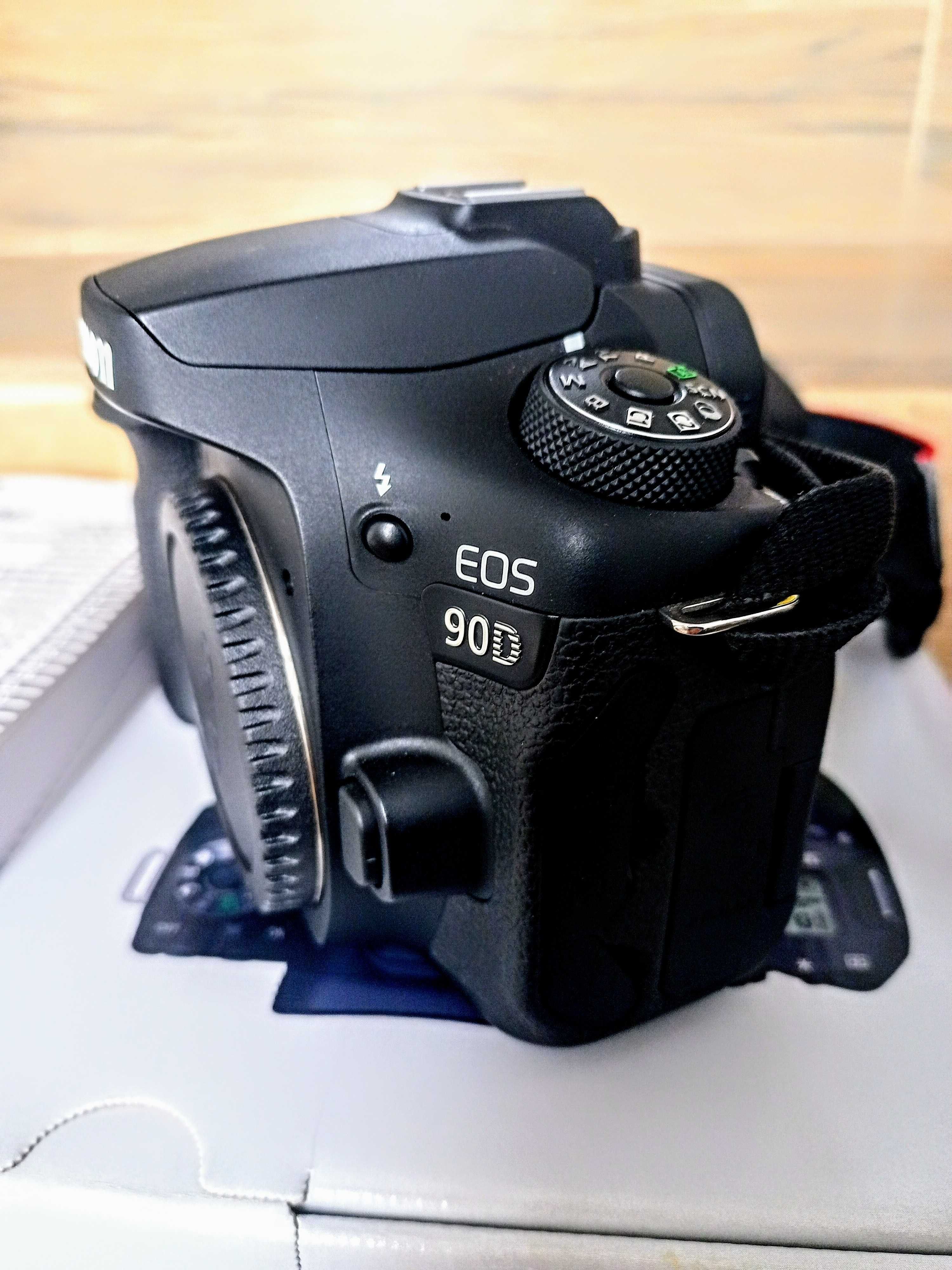 Canon 90 D+обектив 18-135 IS USM nano