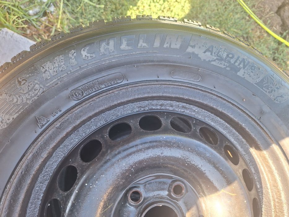 Jante skoda, wv 5x100,  196 65 R15 anvelope Michelin Alpine 6