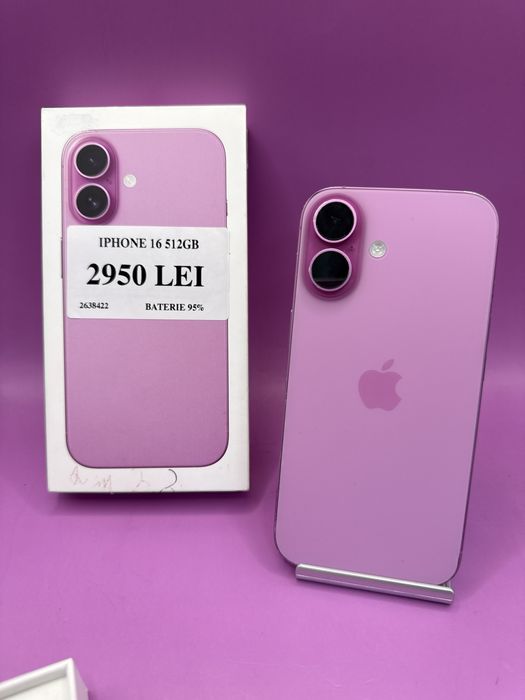 Iphone 16 512gb •Matei Amanet Crangasi•26384