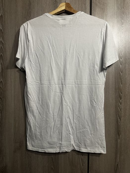 Мъжка бяла тениска Lacoste размер M!