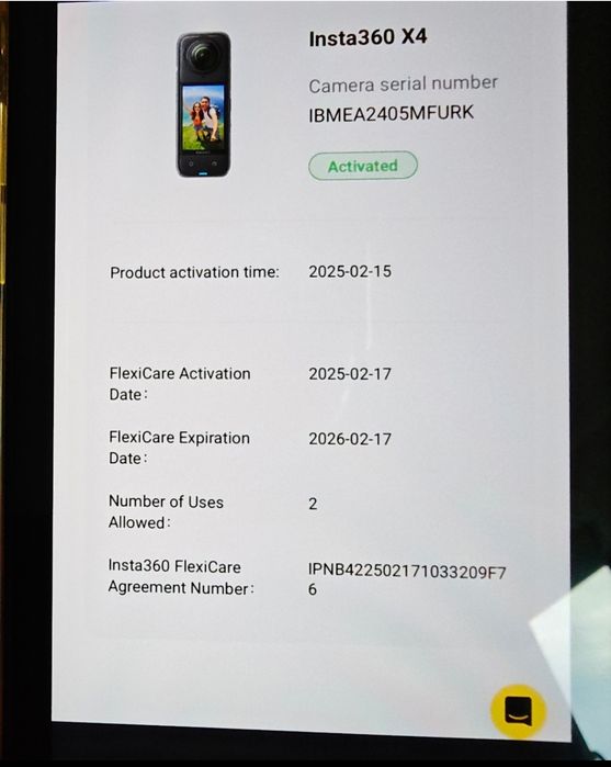 Insta360 x4 в гаранция