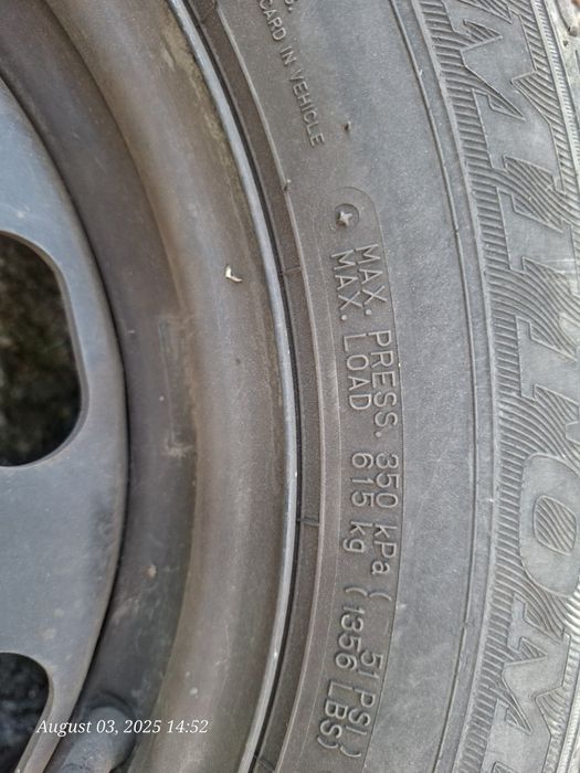 Vând anvelope vară Sumitomo, în stare foarte bună.