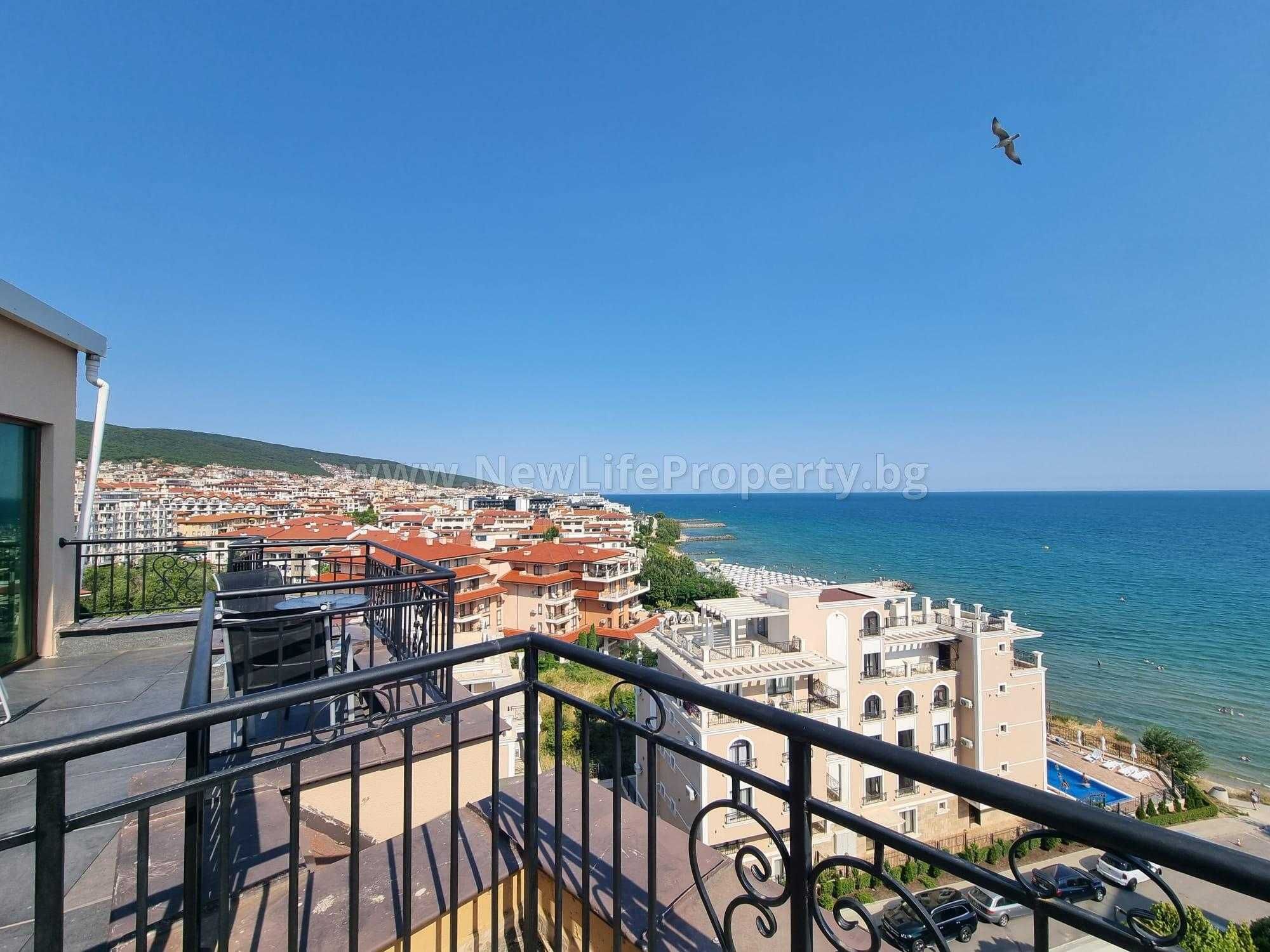 Двустаен апартамент с гледка море в „Grand Hotel St. Vlas“, Свети Влас