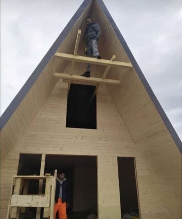 Cabane tip A la gata