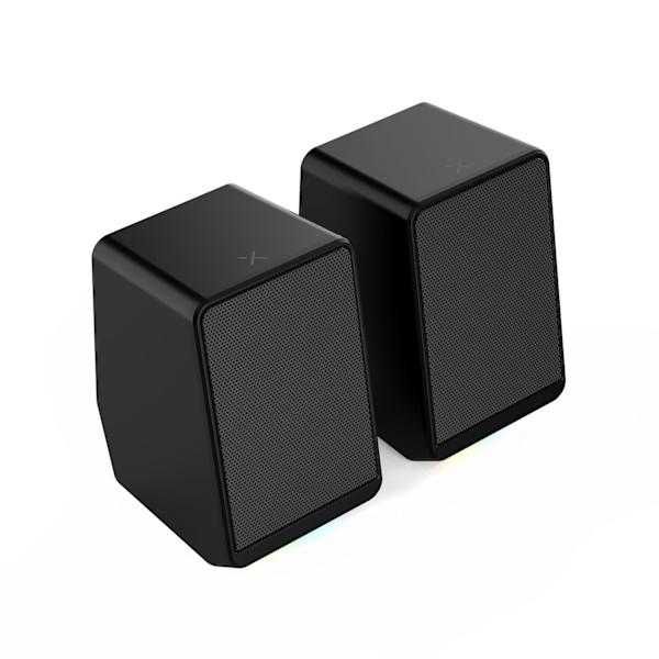 Колони за компютър Turbo-X Speakers 2.0 SP-110 RGB - 10 Watt