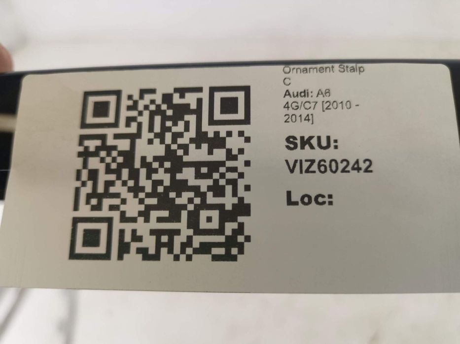 Ornament Stalp C Audi A6 4G/C7 2010 2011 2012 2013 2014 Original In St