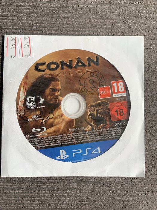 PS 5,Игри Playstation 4 conan