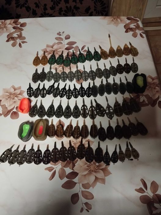 Сет от метод хранилки Твърд Калъф за въдици