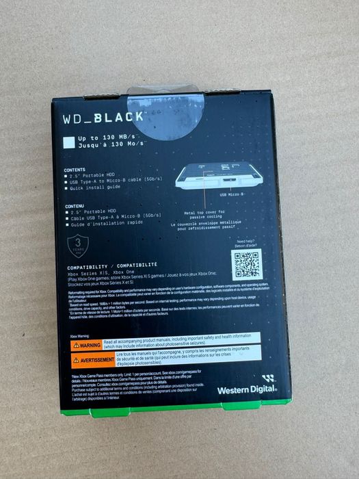Hdd WD Black P10 Xbox 2TB Sigilat