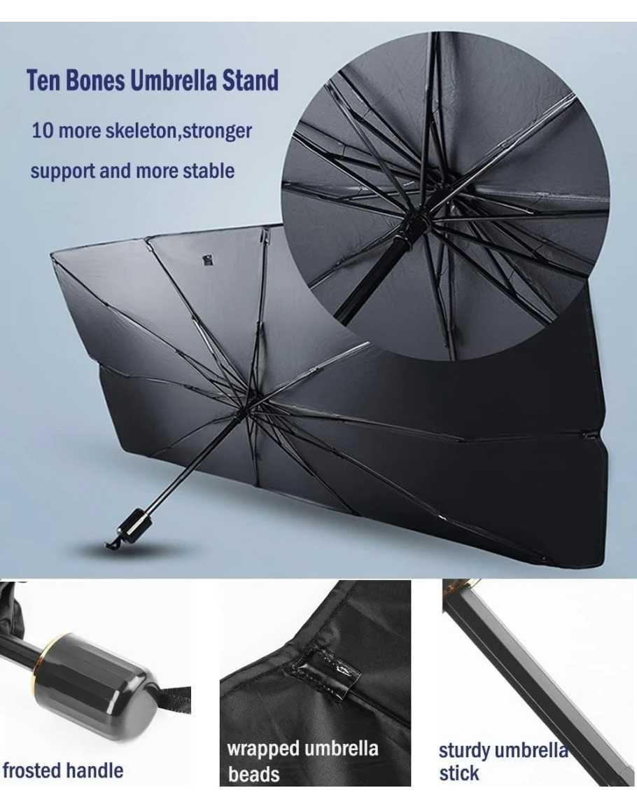 Сенник за предното стъкло на автомобила, тип чадър Sun Shade